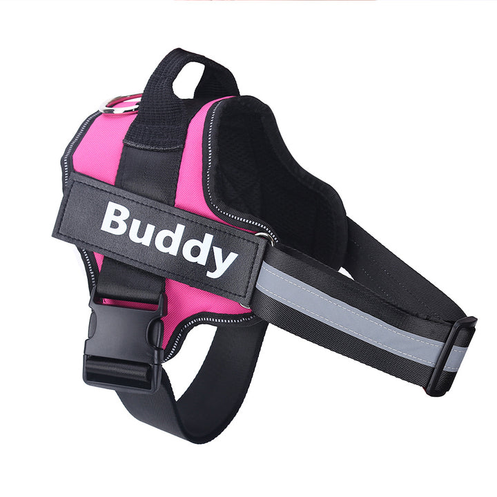 Custom Fit Dog Harness with Reflective Safety Straps