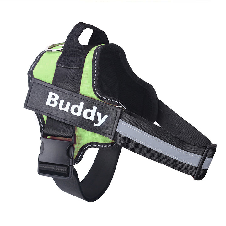 Custom Fit Dog Harness with Reflective Safety Straps