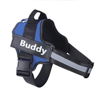 Custom Fit Dog Harness with Reflective Safety Straps