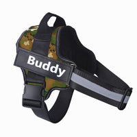 Custom Fit Dog Harness with Reflective Safety Straps